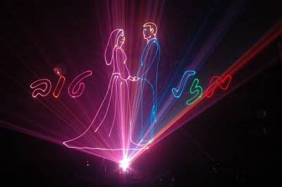 RGB Laser wedding