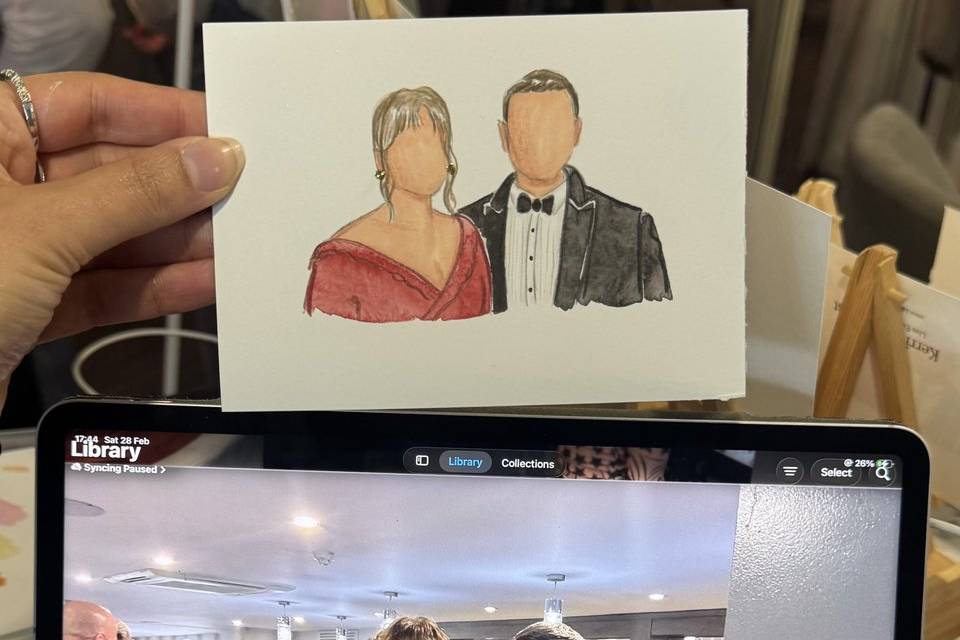 Live Wedding Guest Paintings