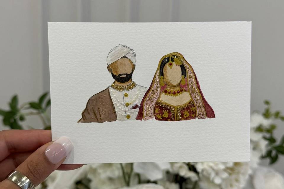 Live Wedding Painting