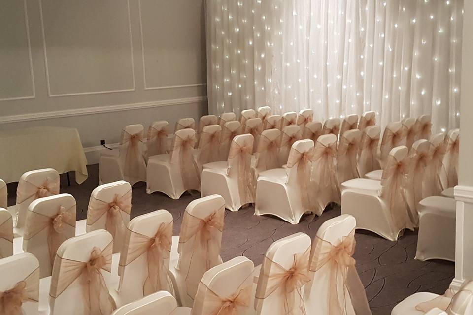 Chair covers and sashes