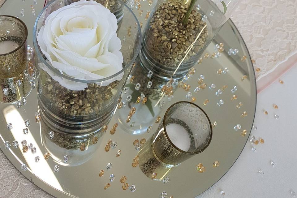 Gold and ivory Centrepiece