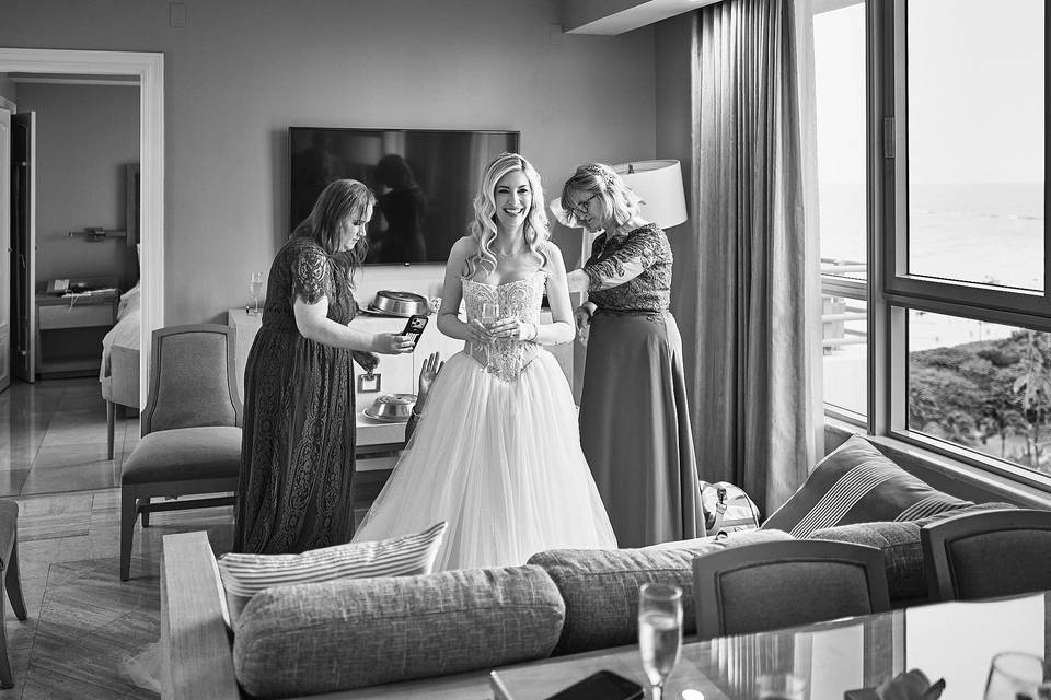 Miami Wedding Getting Ready