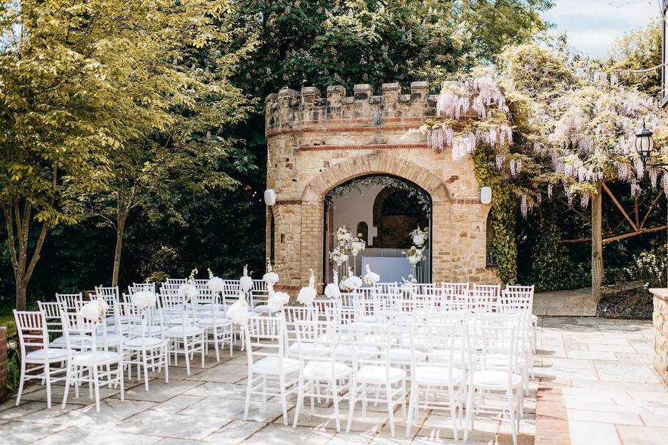 Ceremony set up