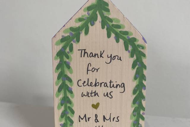 Special message to guests