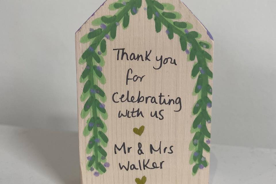 Special message to guests