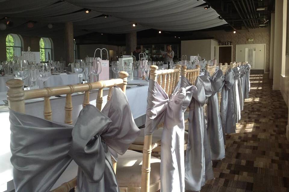 Chair covers & sash hire