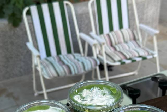 Iced Matcha Lattes