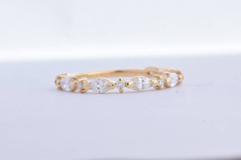 Ornate eternity ring