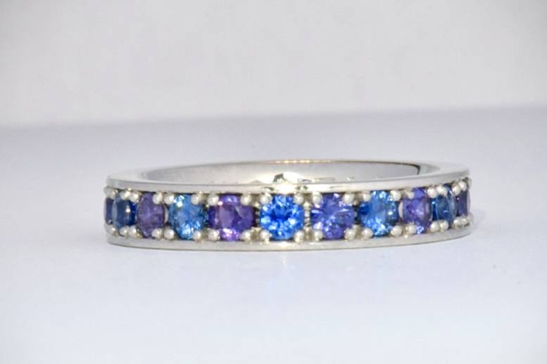 Sapphire wedding ring