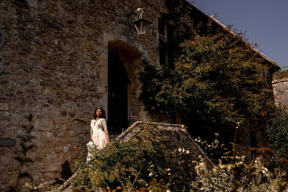 Bride in Cloisters