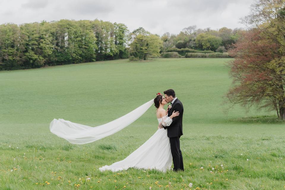 Couple on the lawn