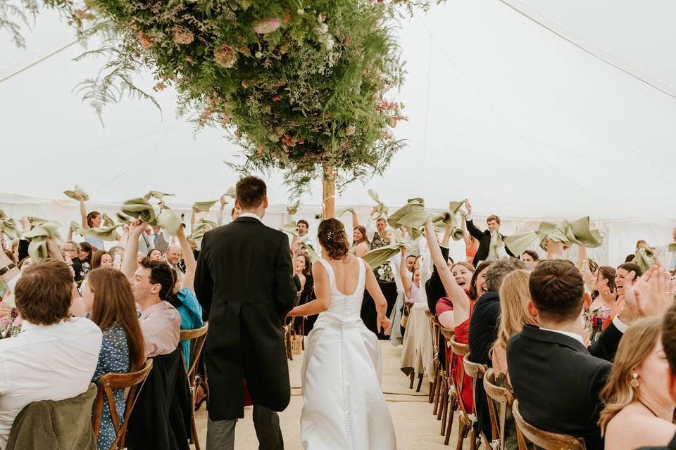 Bride and Groom entrance