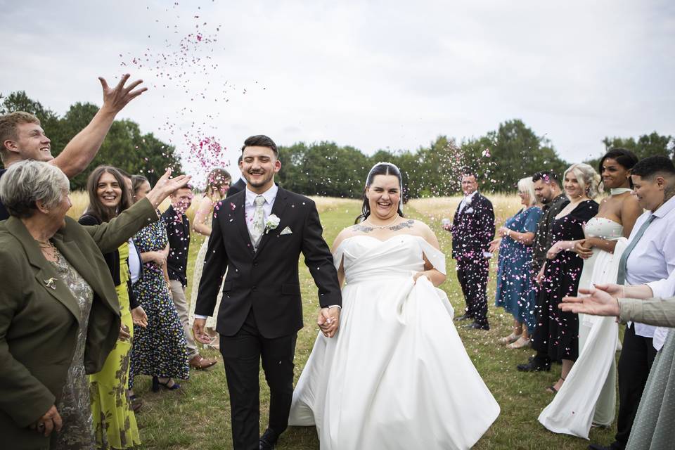 Confetti walk