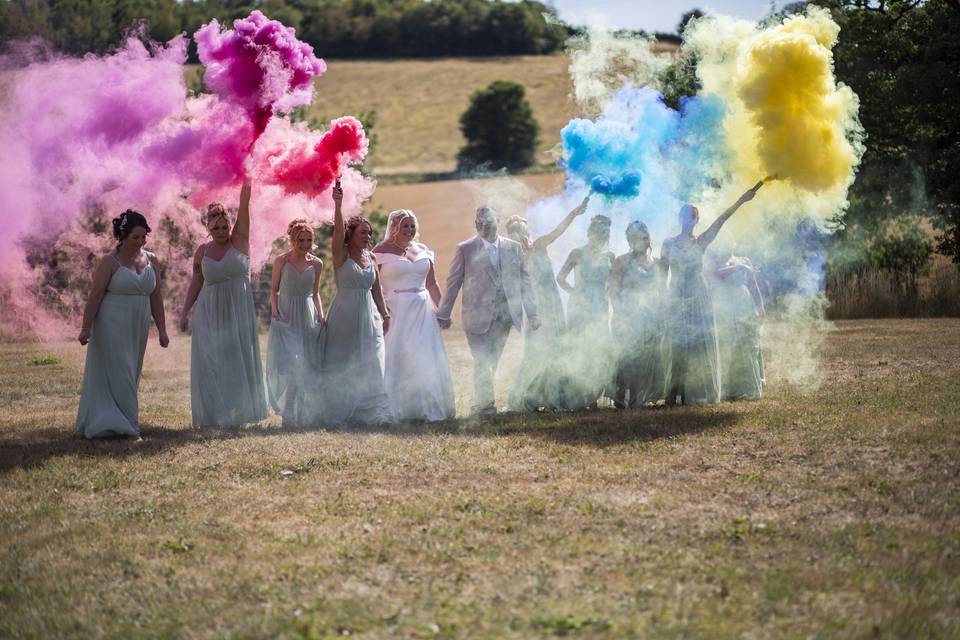 A smokey reception