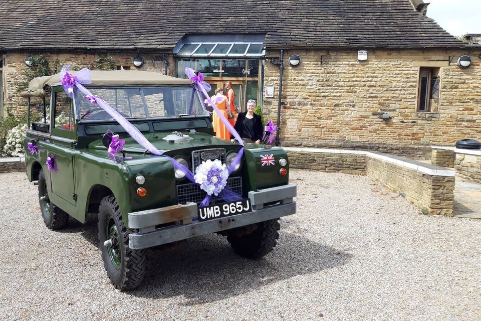 Perfect wedding chariot