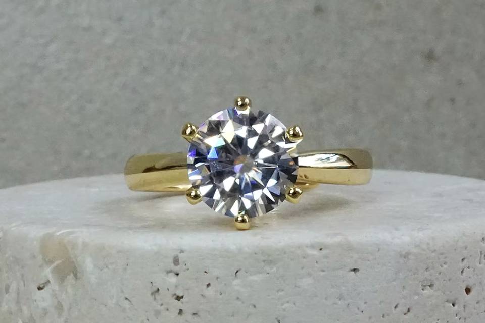 2ct Adjustable Engagement Ring