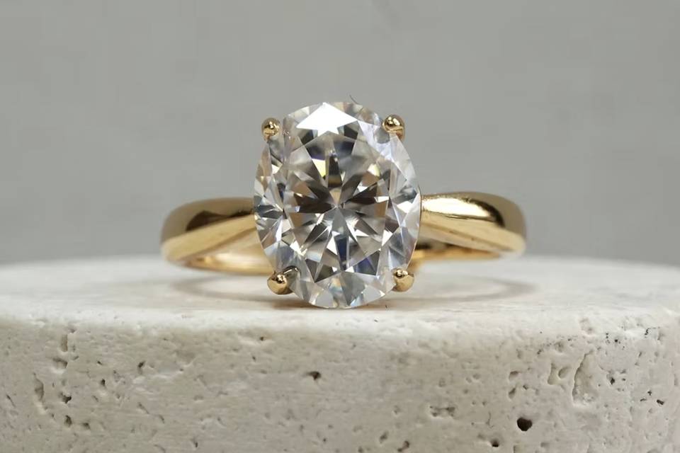 3ct Oval Engagement Ring