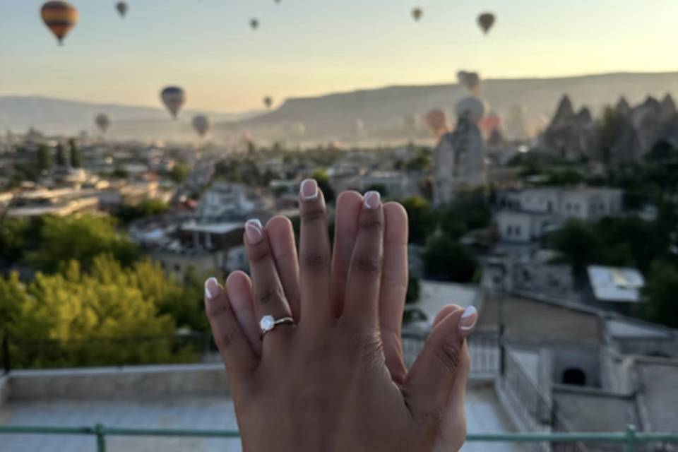 Travel Engagement Ring