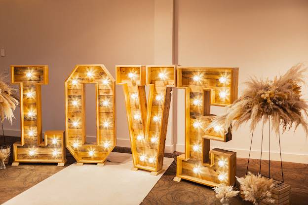 Rustic LOVE Letter Hire