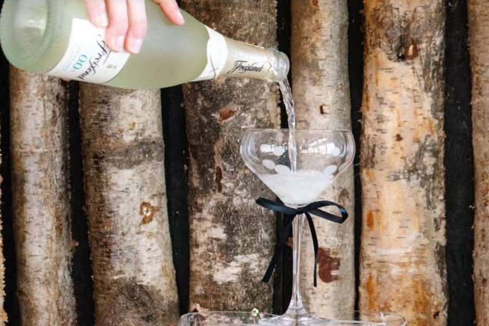 Champagne tower