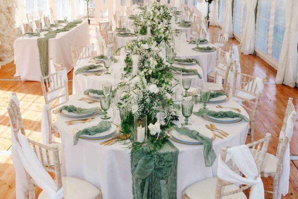 Sage green elegance