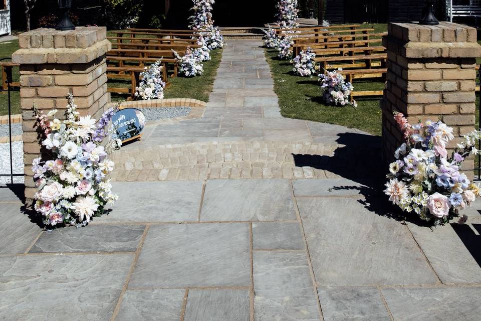 Our beautiful outdoor space