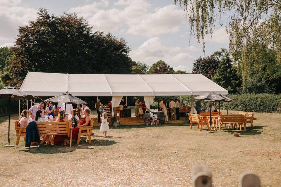 Garden marquee