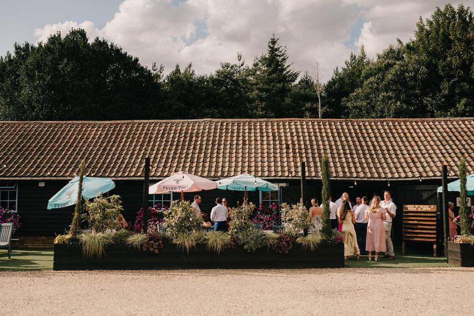 Our lovely stables garden area