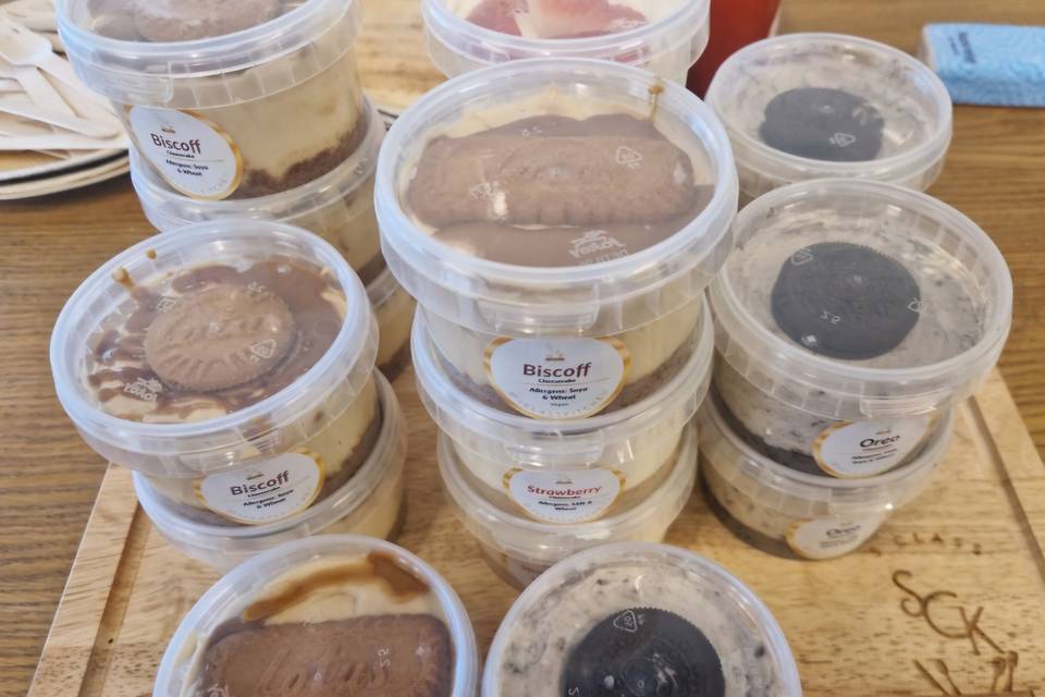 Cheesecake pots