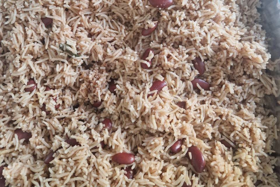 Rice and peas