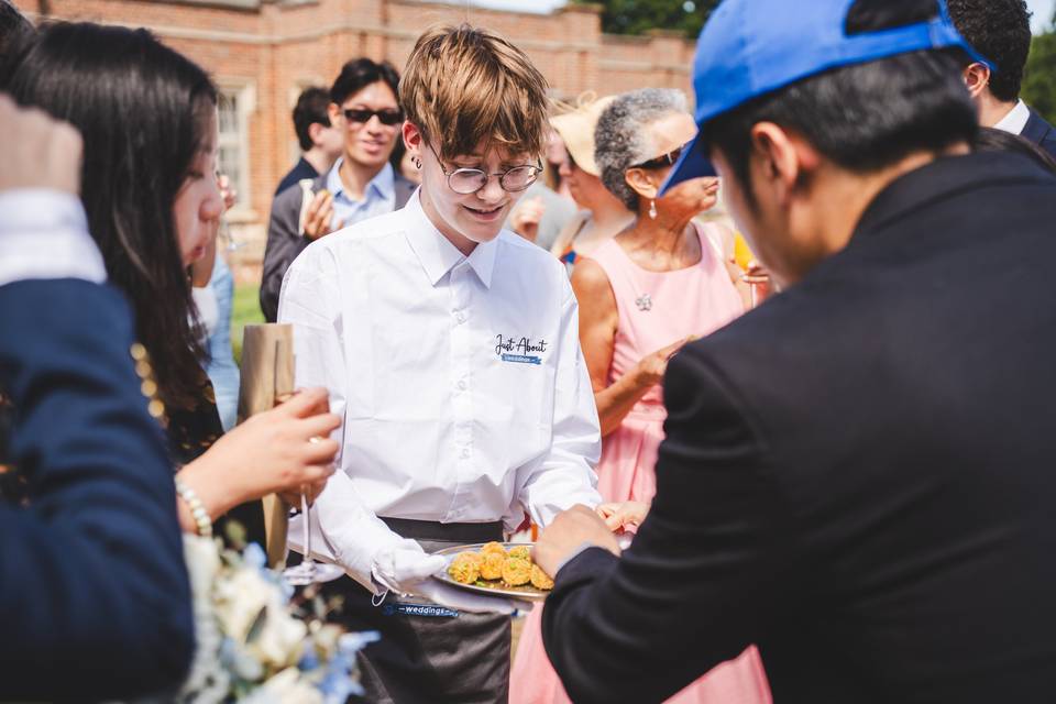Serving canapes4
