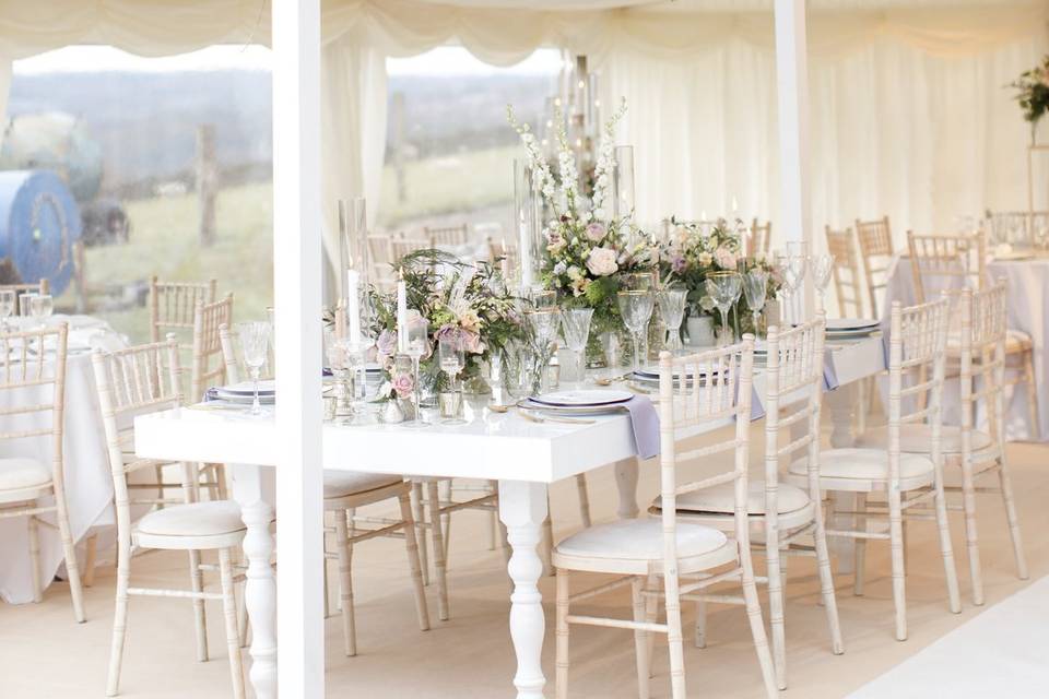 Cheshire wedding marquee