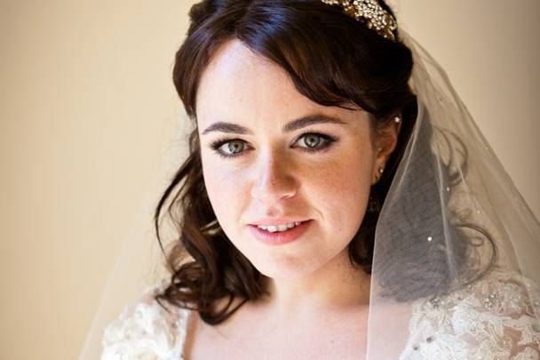 Beautiful bridal makeup & hair