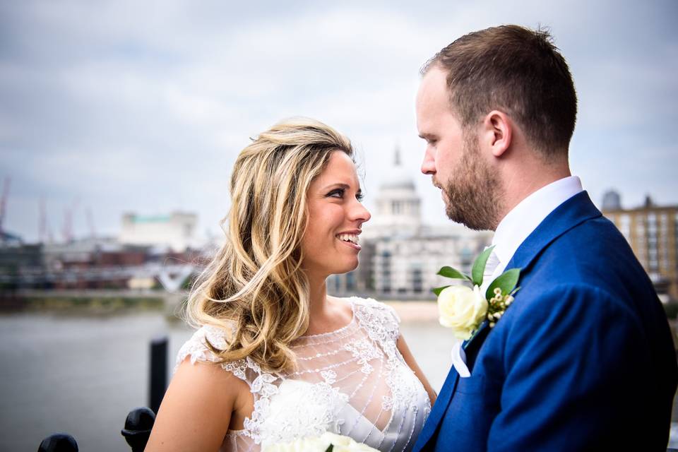 Beautiful bridal makeup & hair