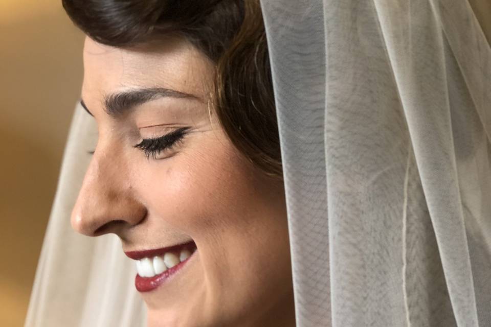 Beautiful bridal makeup & hair