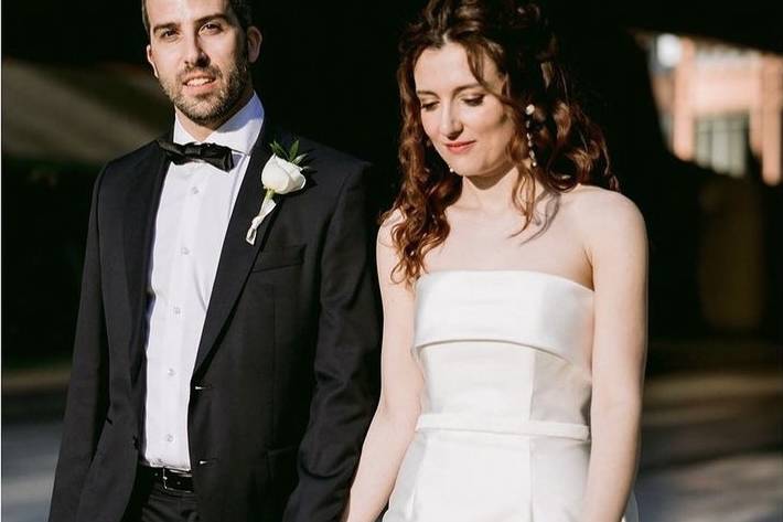 Curly Girl Bride