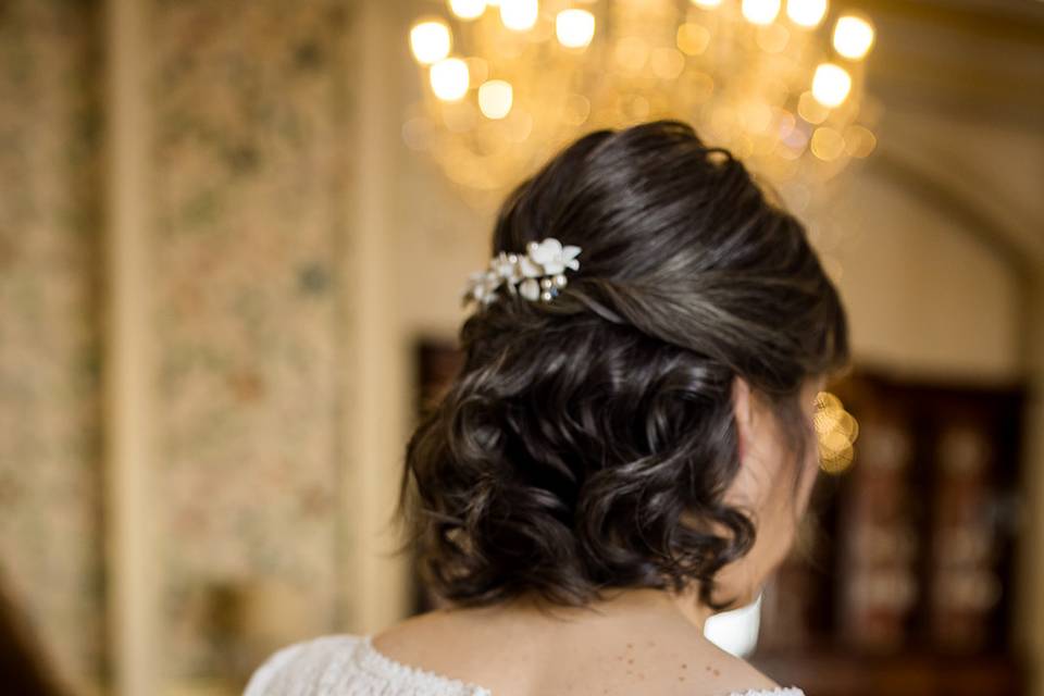 Beautiful bridal makeup & hair