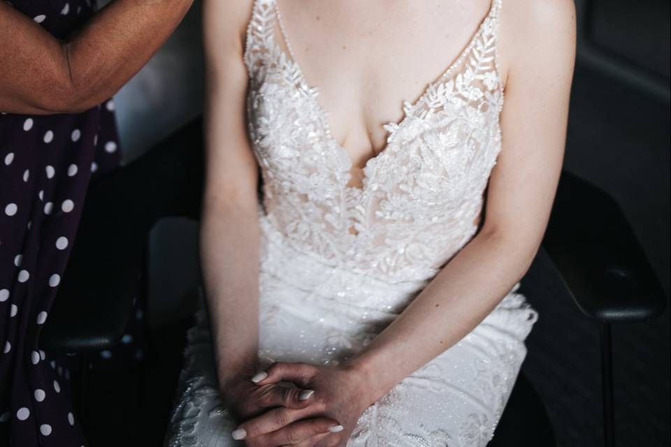 Beautiful bridal makeup & hair