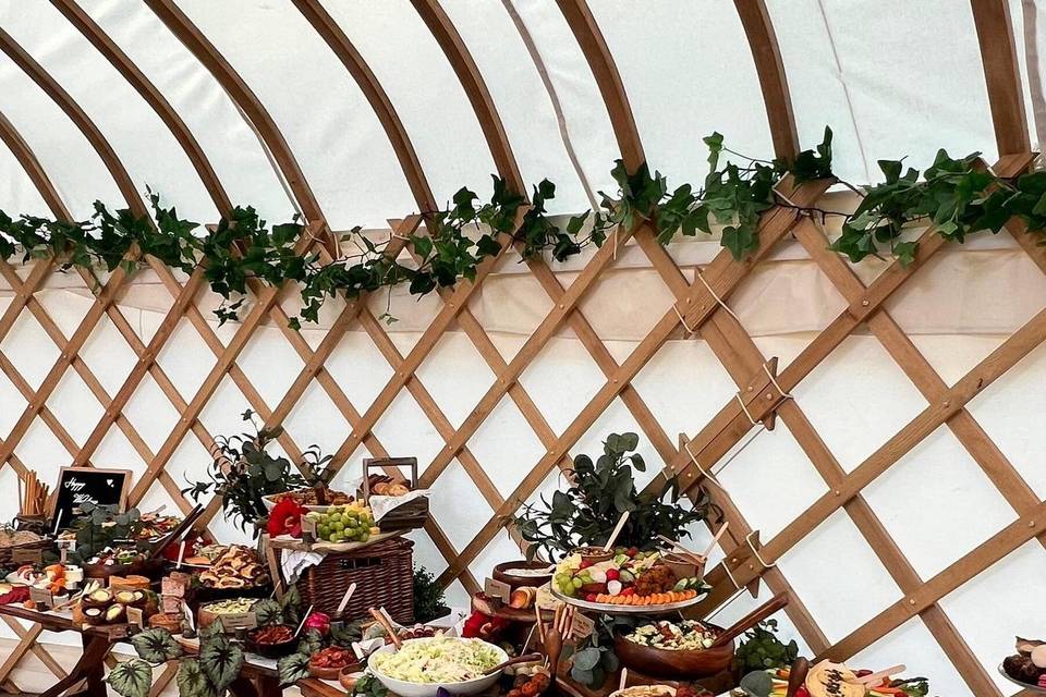 Luxe grazing table