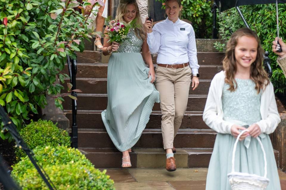 The wedding ceremony