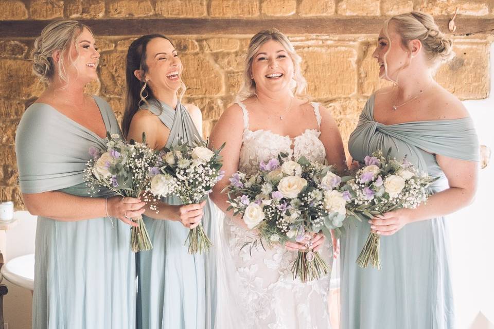 Leonie's bridal party