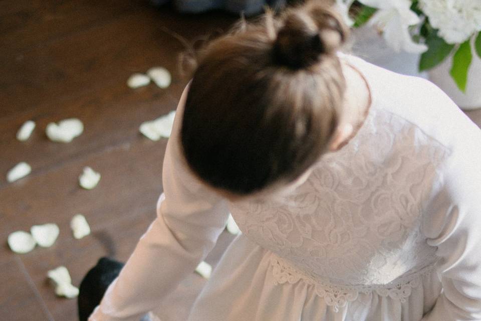 Bride & dog