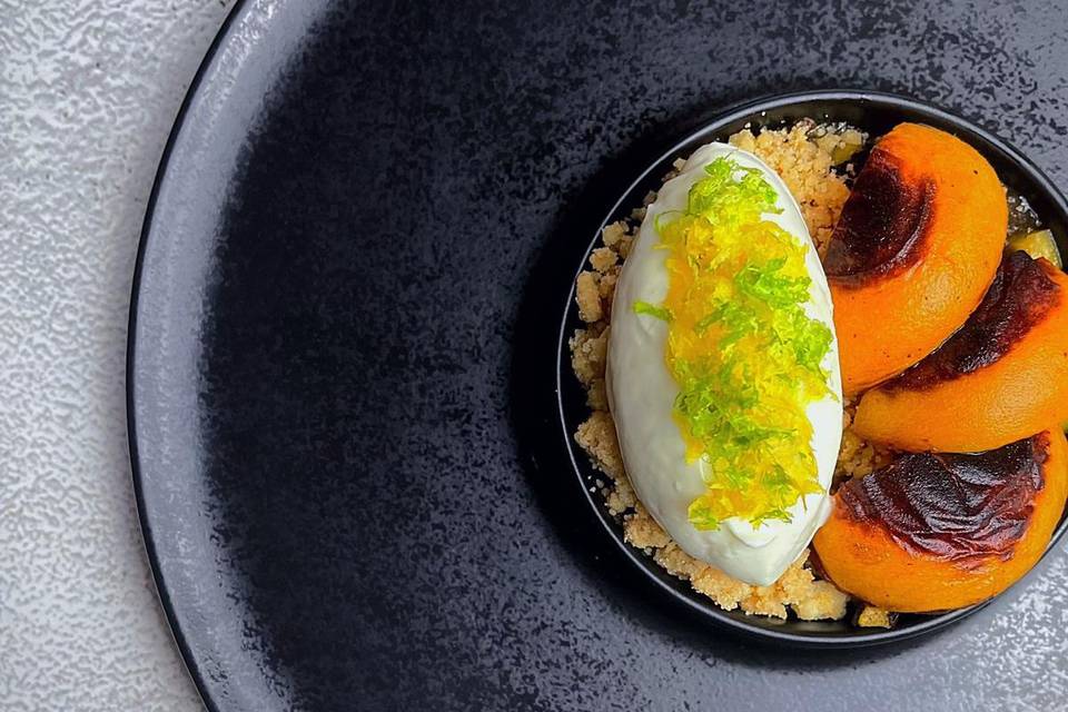 Peach & Apricot crumble