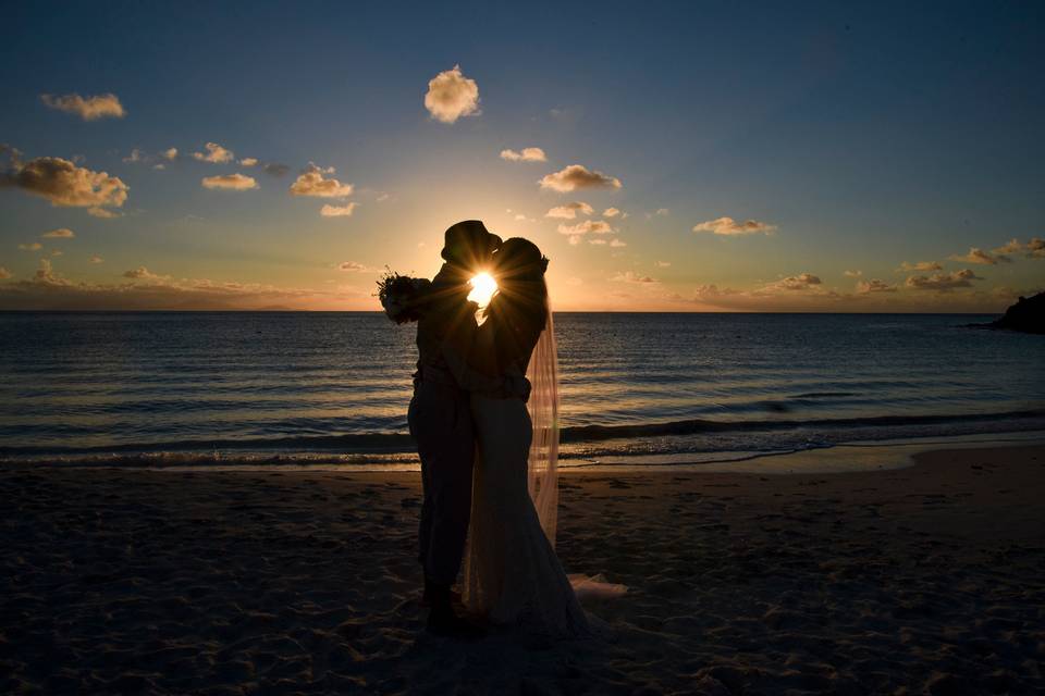 Sunset in Antigua