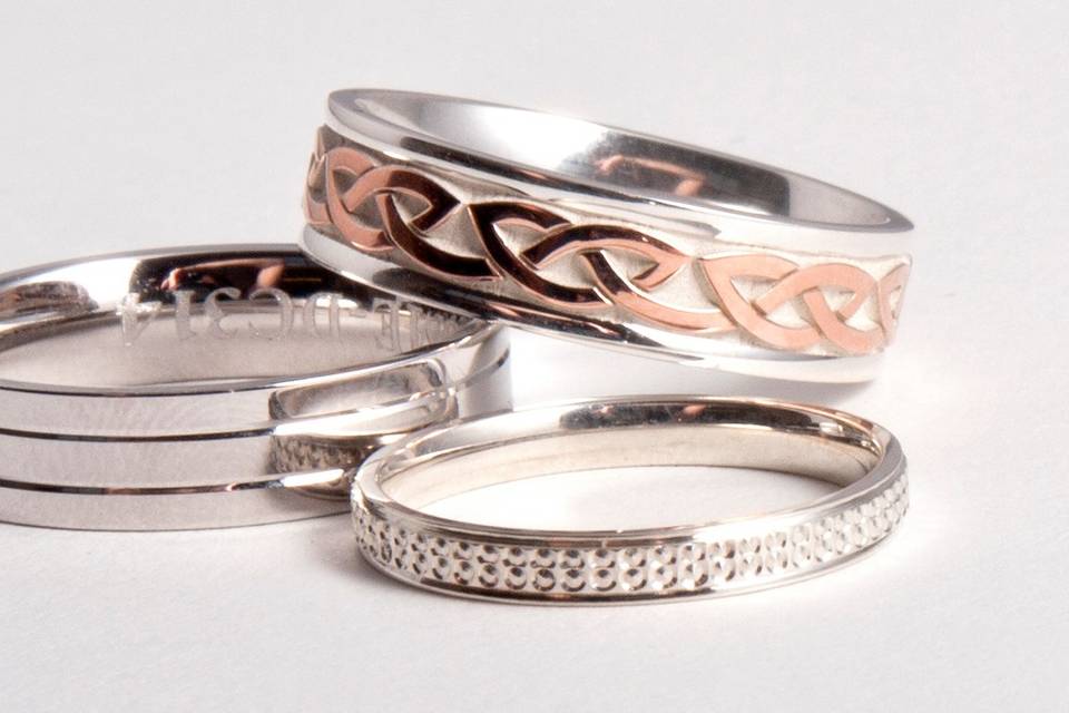 Bespoke wedding rings