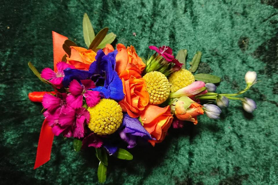 Colourful corsage