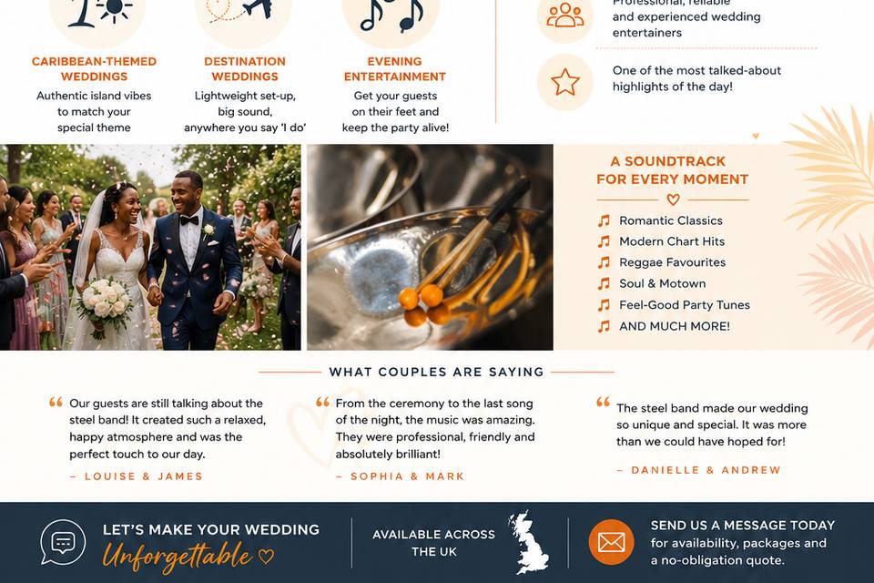 Menu Steel Band
