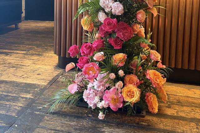 Cascading Floral Installation