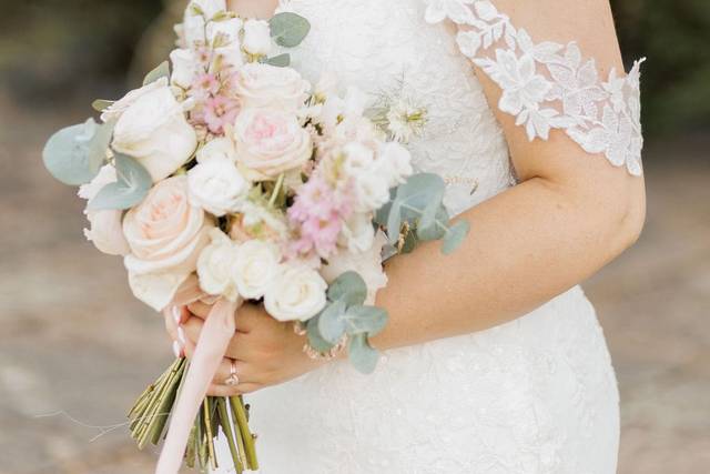 Bridal Bouquet in soft pinks