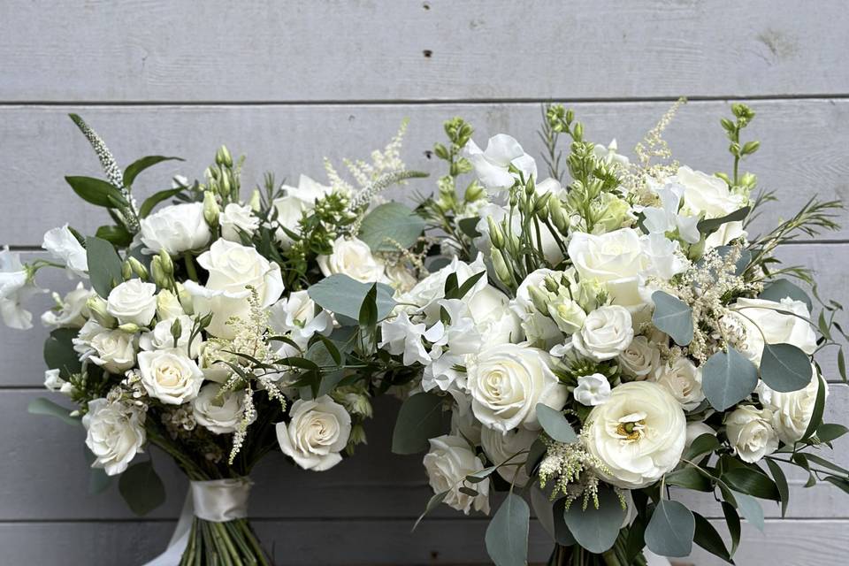 Bridal and Bridesmaid Bouquets